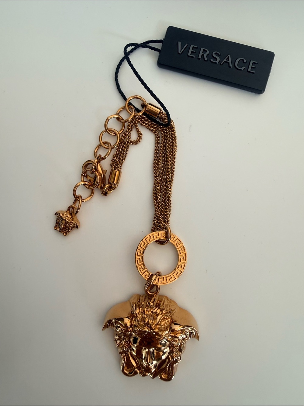 Versace Gold Medusa Head Pendant Bracelet